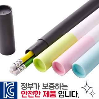 무지개연필 3p 바닐라원통세트
