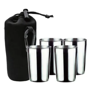 스텐레스 뉴 레져용컵세트(180ml X 4개)(GG-0