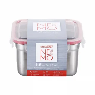 스텐락 국산 스텐밀폐용기 네모 11호 1600ml