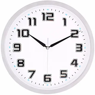 안시 크롬벽시계 3420