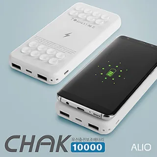 흡착식 CHAK10000 무선충전보조배터리 10,000