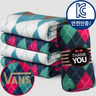무릎담요 마름모
