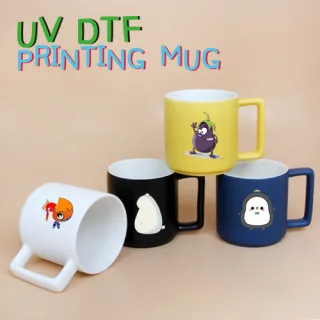 드망즈 UV DTF필름인쇄머그_쎄리 무광