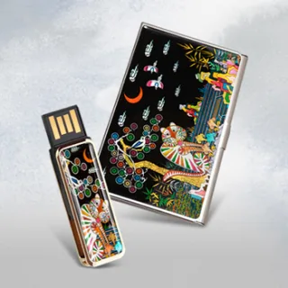 제이메타 S4 골드 자개USB 명함케이스 세트4GB~6