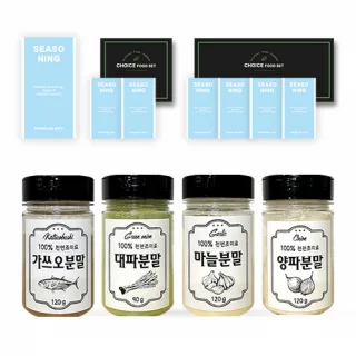 산들논밭 천연조미료 4종