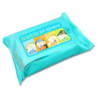메탈트리민트 30매 물티슈