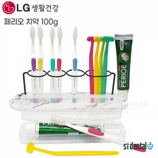 M케이스 LG미세모 페리오치약100g 혀클리너 칫솔치약