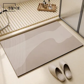 생활더봄 빨아쓰는 규조토 발매트 직사각형 6종