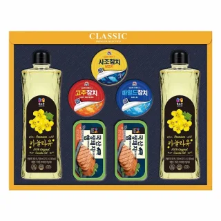 햄복합 30호 카놀라유 사조참치 목우촌햄 선물세트 (쇼