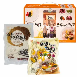 김수미 일반미 오색떡국떡 세트