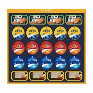 햄복합 81호 사조참치 목우촌 선물세트 (쇼핑백포함)