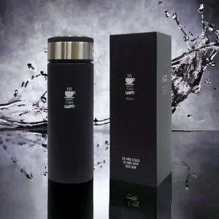 해피타임 녹차망 보온보냉 슬림텀블러 300ml