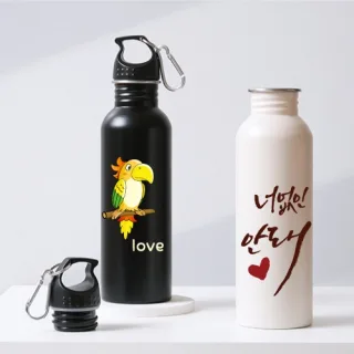 고리고리랑 스포츠 스텐텀블러 물병 750ml (풀칼라인