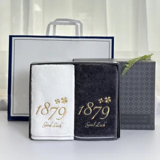 1879골프 기념수건 타올 2매 선물세트(블랙박스) +