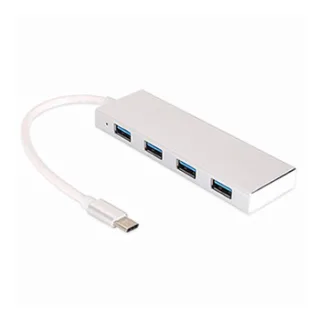 고강도 알루미늄 C타입 USB 3.0 4포트 허브 sy