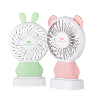 GOOSPERY 휴대용 캐릭터 LED 선풍기