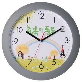 TS-370A-회색 벽시계(무소음)