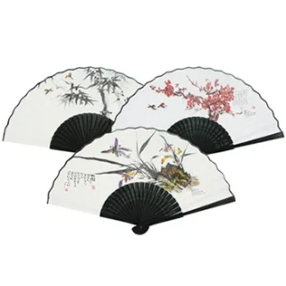 검정띠지부채(소)