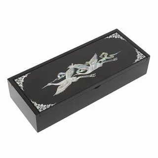 자개필함(상감운학필함)