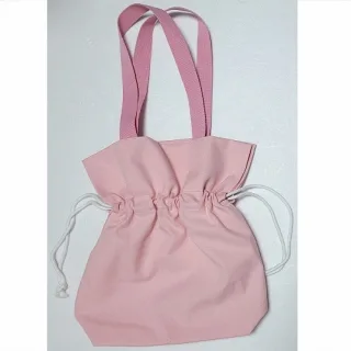 국산정품 양끈형 복주머니 칼라에코백 (소/중/대)