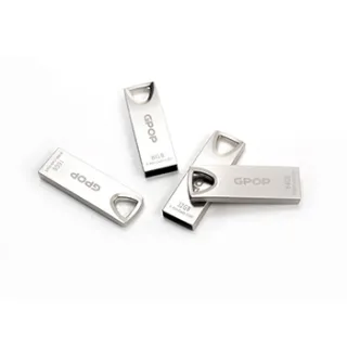 GPOP 샤인실버 메탈 USB 메모리 8G~128G