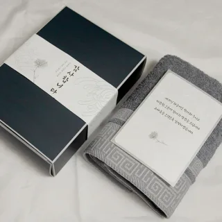 송월타올 뱀부얀 격자세면 175g 1매 (띠지+감사장)