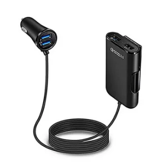 NEXONE 차량용 연장형 4포트 USB 고속충전기 N