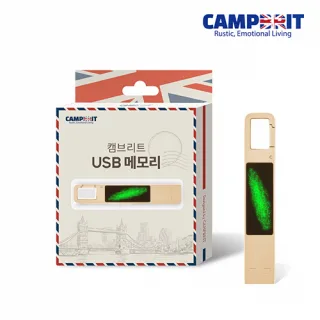 LED  USB2.0 32G GOLD Green Lig