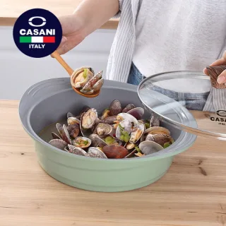 까사니 레트로 세라믹 전골냄비 24cm