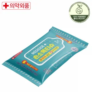 100% 자연분해 소독티슈 10매
