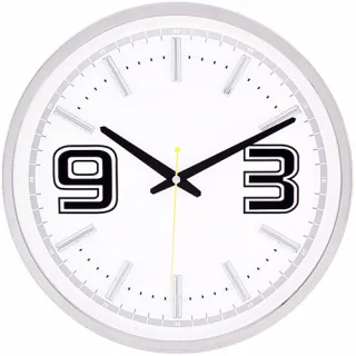 리샤 크롬무소음벽시계 3507
