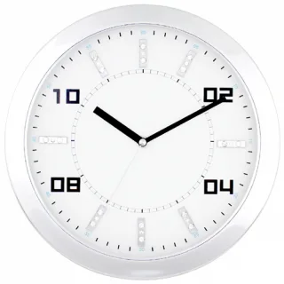 무소음큐빅크롬벽시계 JS3300