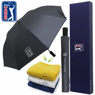PGA 2단자동 블랙메탈+170g면사타올 세트