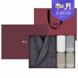 송월 컬러컬렉션 가운 + 호텔컬렉션 클래식40 타올 5
