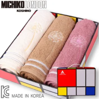 미치코런던 민들레 타월 3P세트