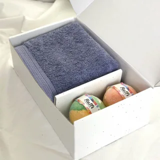 배스밤 수건 기프트세트B (160g 코마 40수 타올 