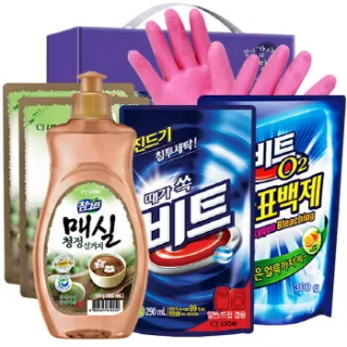 친환경 참그린매실500용기 매실300리필2P 비트액체 
