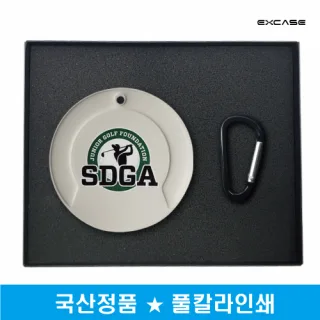 엑스케이스 국산 정품 퍼팅디스크 홀컵 가죽 네임택(풀칼