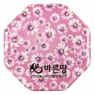 팔각멜라민냄비받침(국화)