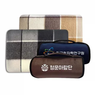 국산 퓨어 대형 다이아 항공담요