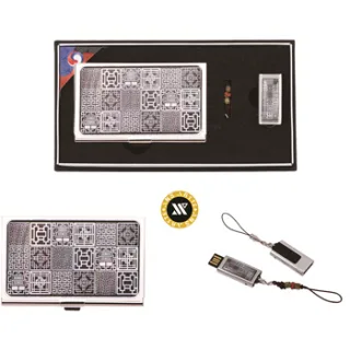 창살문블랙자개명함+창살문블랙자개USB(8GB~64GB)