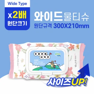 맘이고운 와이드 대형물티슈 30매