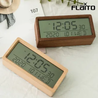 플라이토 우드 브렌치 LCD 탁상시계