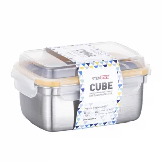 스텐락 국산 스텐밀폐용기 큐브 6호 1,000ml