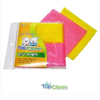 탑크린-망사수세미-2p