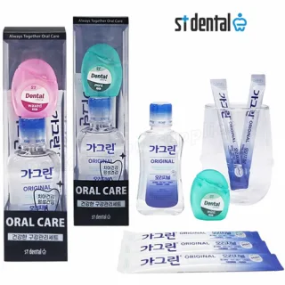 오랄케어 치과용 스펀지치실50+가그린100ml 9호 구