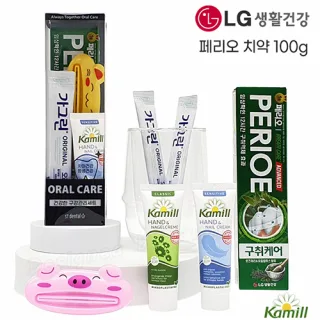 페리오치약100g 오랄케어1호 카밀핸드크림 가그린2p 