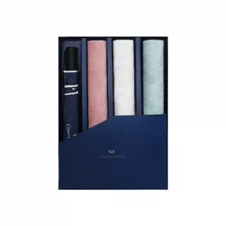 송월 타올우산 선물세트 (인디타올 120g 3P+2단폰