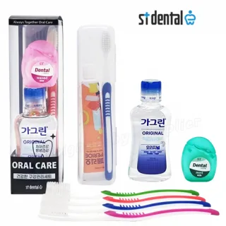 오랄케어 326칫솔+페리오치약+가그린100ml+스펀지치