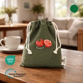 오코텍스리사이클 블랙 미르셔링 파우치 (21*25cm/
